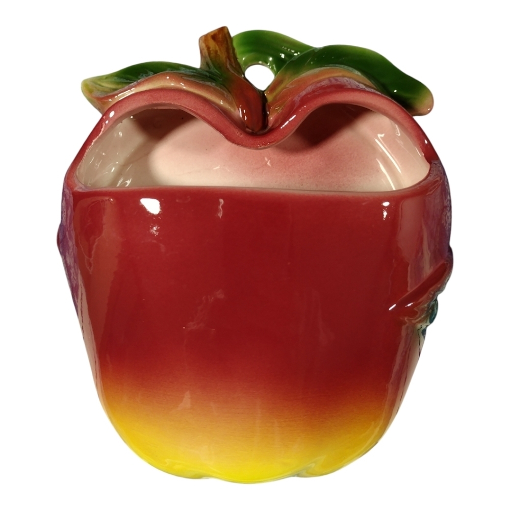 Vintage Lillian‎ Vernon Apple Wall Pocket